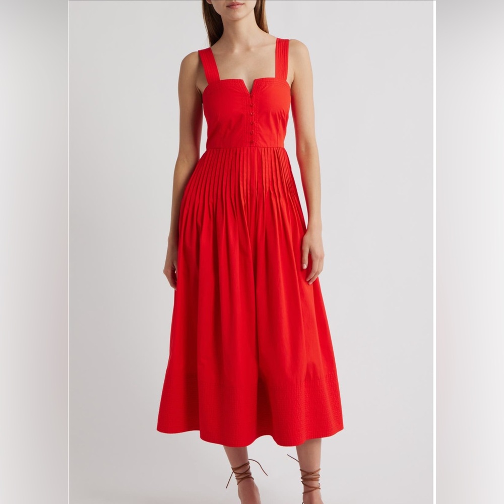 The Great Day Break Pleated Maxi Dress